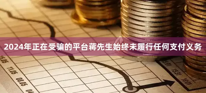 2024年正在受骗的平台蒋先生始终未履行任何支付义务